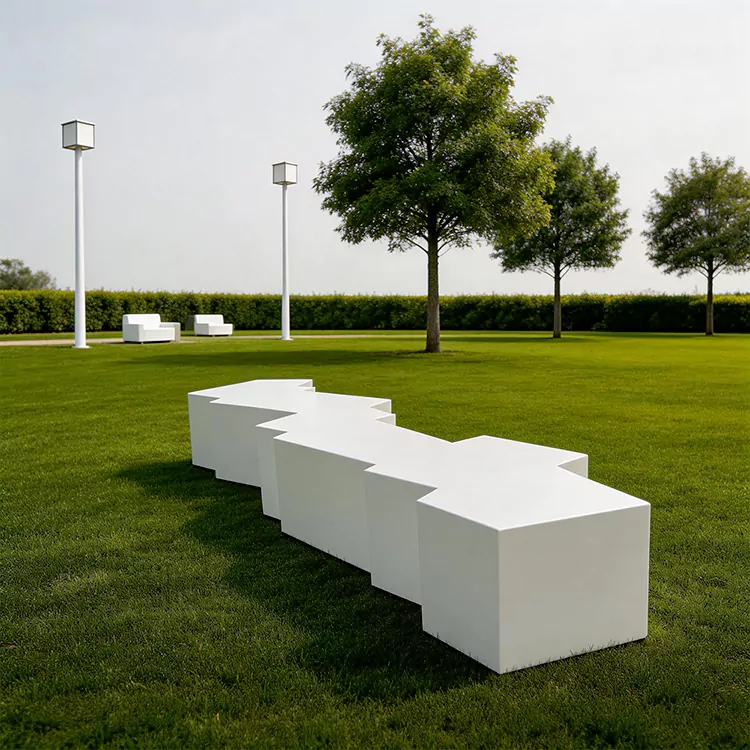 All Weather FRP Bench Indoor Outdoor Commercial Seating
