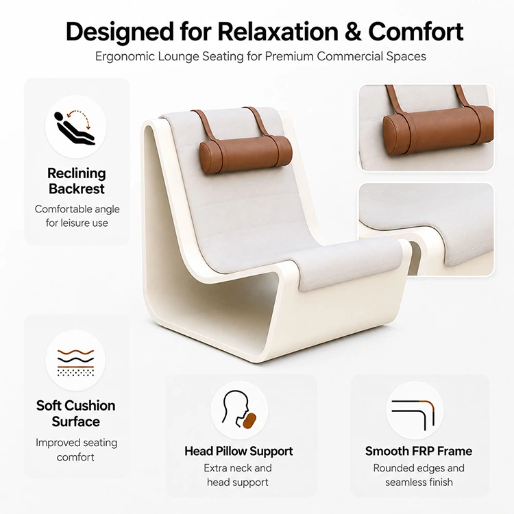 Curve FRP Outdoor Lounge Chair